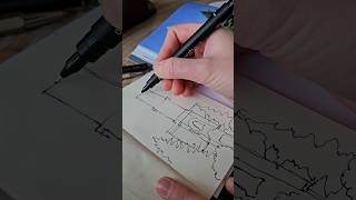 The beauty of art lies beyond perfection. | #lineart #drawing #urbansketch #sketchbook