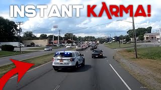 AMERICAN TRUCK DRIVERS DASH CAMERAS | Speeder Gets Instant Karma, Car Cuts Off Truck, CRASHES! #129