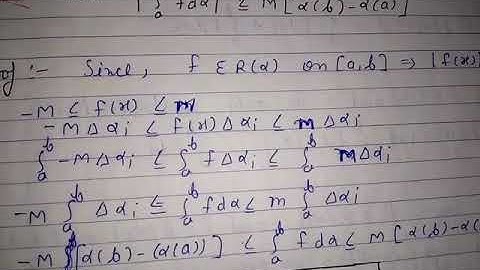 M.Sc(maths)1sem||Real Analysis||unit 1, properties of Integral:4 and 5..