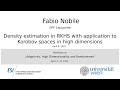 F nobile  density estimation in rkhs with application to korobov spaces in high dimensions