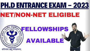 PhD Admission 2023 II AIIMS, New Delhi II Non-NET- Full Fellowship II 121 Seats in 34 Departments