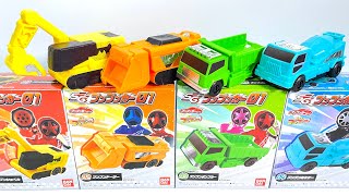 SGブンブンカー01 全４種 開封 ブンブンチェンジャー 音声確認 Boonboomcar Boonboomger Power Rangers 食玩 Japanese candy toys