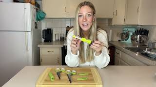 Review of 2 Packs Herb Scissors Set - Herb Scissors with 5 Blades and Cover, Herb shears