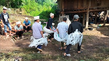 Hát nùng | Múa ngựa nghi lễ đám tang người nùng Hà Giang