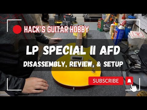 Epiphone Les Paul Special II AFD: Disassembly, Parts
