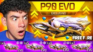 CONSIGO LA NUEVA P90 EVOLUTIVA AL MÁXIMO en FREE FIRE !! - TheDonato