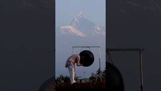 Gong in the Himalayas #gong #gongbath #soundhealing #fyp #himalayas #gongmaster #om #trending #nepal