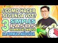 COMO HACER SEGUNDA VOZ en 3 sencillos pasos | Tutorial en 2 minutos Teoría Fácil - Escribe y Canta