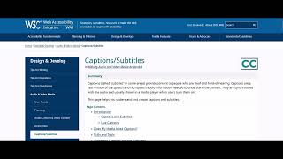 Upload #2: Accessibility/Captioning