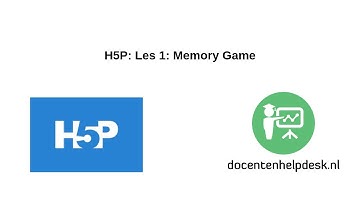 H5P: Memory Game maken