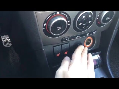работа камер заднего/переднего хода mazda 3 bk
