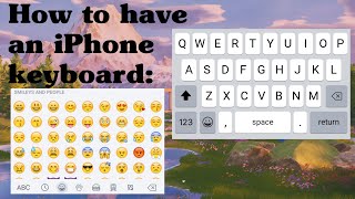 How to have an iPhone Keyboard | Strawbaerie screenshot 5