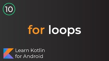 Android Development for Beginners - For loops Lesson 10