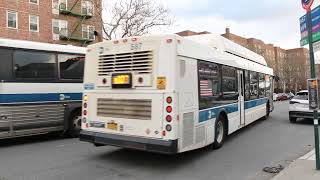 MTA Bus: 2012 NFI C40LF CNG #587 on the B103-LTD to Canarsie departing McDonald Av/Caton Av