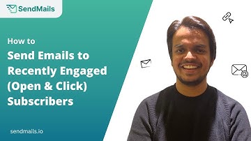How to Send Emails to Recently Engaged Subscribers?