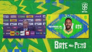 The Moment Ancelotti Reads Neymar's Name - Attendees Cheer Long & Loud｜Brazil｜2026 World Cup｜Seleção