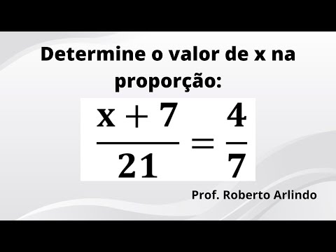 Determine o valor