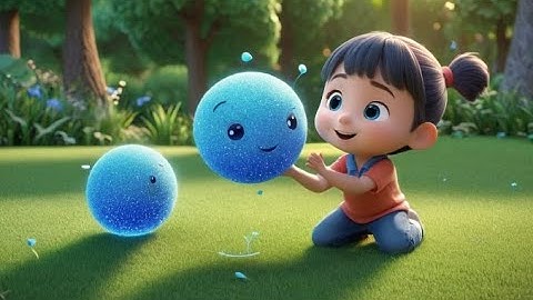 Four Bouncy Balls Go Big and Small | Opposites and Size Song for Kids | Fun Learning