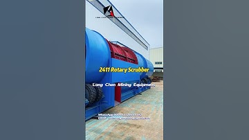 A complete series of trommel screen rotary scrubber