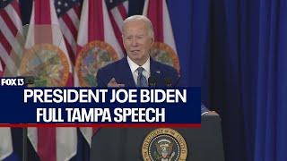 President Joe Biden speaks in Tampa by FOX 13 Tampa Bay 18,767 views 5 days ago 13 minutes, 15 seconds