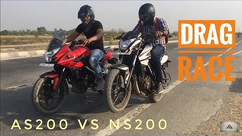 NS200 Vs AS200 | (Drag race) | (Highway battle) | Bareilly Vlogger