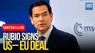 LIVE: Secretary Of State Rubio Signs Major US-EU Agreement on Critical Mineral Rights