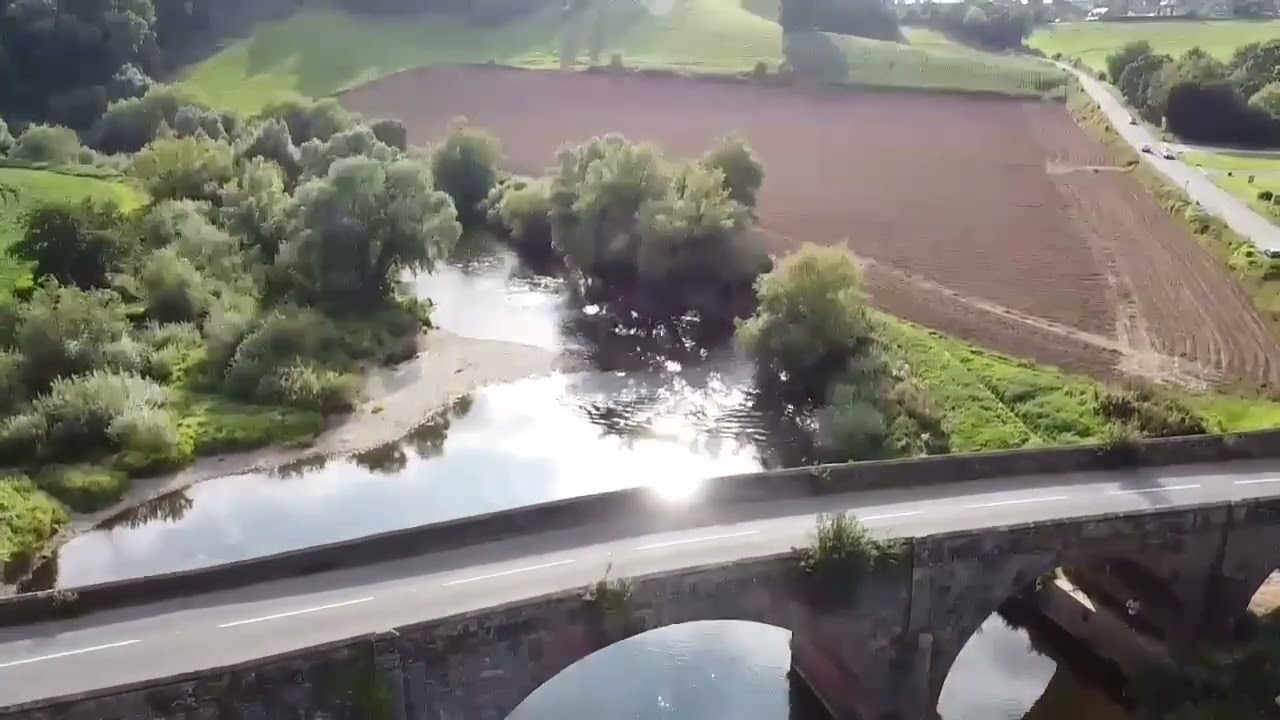 KERNE BRIDGE  .❌Ross-on-Wye, Herefordshire) Flyover Drone. 🆙🔝@redfox111 ✈️👀❌👍💨🆙 Ariel Views