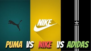 nike vs adidas vs puma