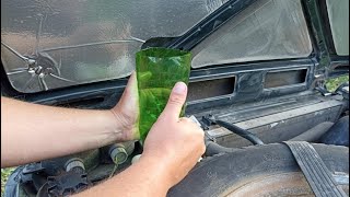 Лайфхак для омывания лобового стекла автомобиля во время путешествий
