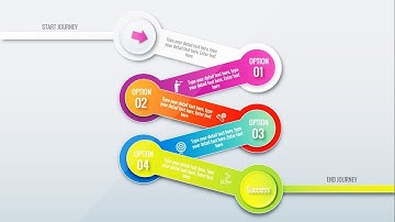 4 Step Infographic Concept Slide for PowerPoint