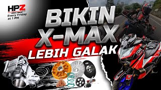 Upgrade Xmax dari Main Kirian sampe Bore Up TDR | Paket Zozz TDR CVT Golden Pulley