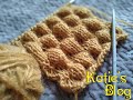 Easy relief pattern knitting - უბრალო რელიეფური ნაქსოვი