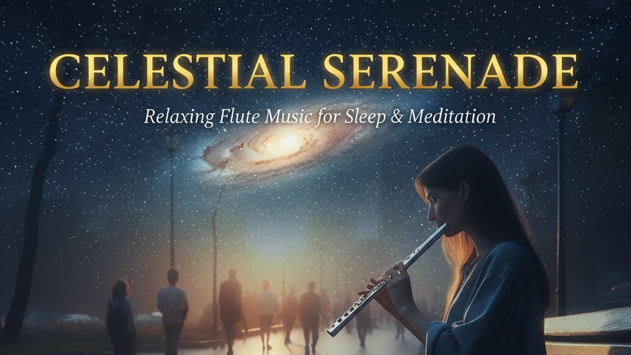 1 Hour Relaxing Flute Music with Gentle River Sounds for Deep Sleep and Meditation