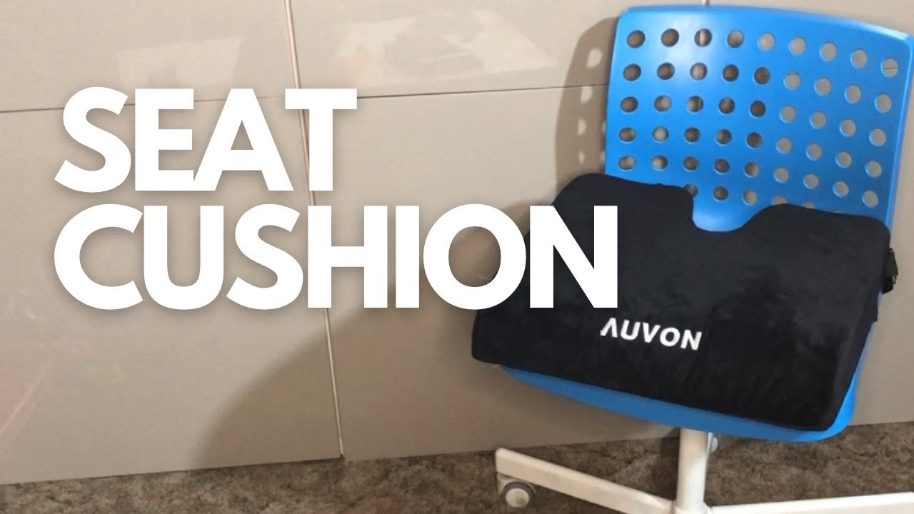 AUVON Gel Wheelchair Seat Cushion with Non-Slip Cover, Removable