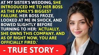 At Her Wedding, My Sister Mocked Me to Her Boss—Until He Bowed and Fired Her screenshot 1