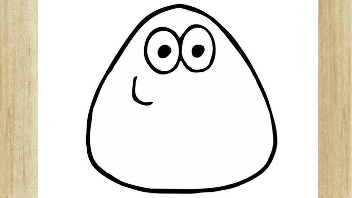 😊 HOW TO DRAW POU easy 