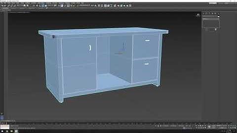 How to make a simple office Desk in 3ds max