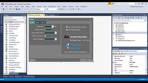 How to make HD Screen Recorder using C# or vb.net with MEE 4 part 02