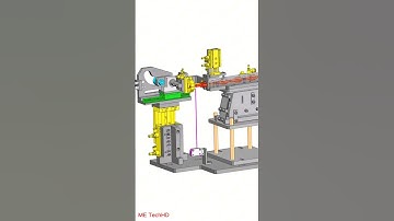 Mechanical structure sharing: linear to rotation Cam mechanism #design #machine #cad #mechanical