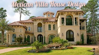 Mexican Style Villa House Design for Your Dream Hacienda | House Exterior Design