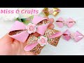 Hair Bow Tutorial // How To Make A Hair Bow // DIY Hair Bows // Hair Bow Making || Miss O Crafts