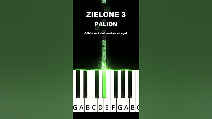 ZIELONE 3 - PALION #piano #pianino #tutorial #łatwy