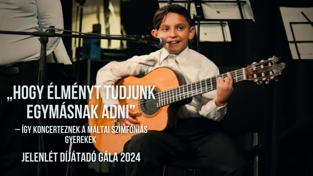 „Hogy élményt tudjunk egymásnak adni” – így koncerteznek a Máltai Szimfóniás gyerekek