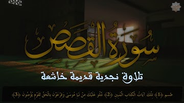 تلاوة نجدية خاشعة / سورة القصص