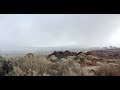 Spring Snow Showers over Downtown Reno