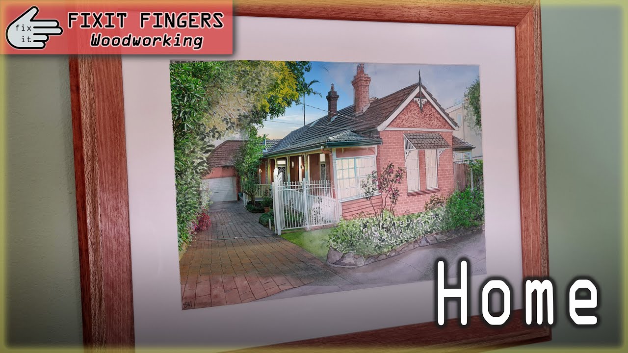 Framing My Youth My First Reclaimed Timber Picture Frame YouTube