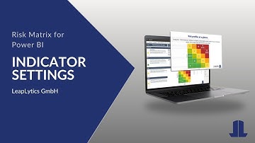Indicator Settings - LeapLytics Risk Matrix for Power BI