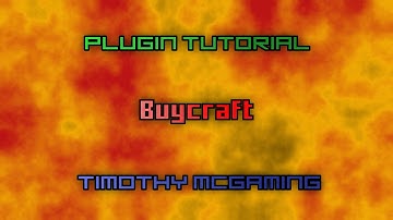 Minecraft Plugin Tutorial - Buycraft (Donations)