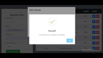 How to edit data using AJAX (Asynchronous Request)?