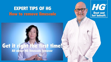 How to remove limescale? With the expert tips of HG you can remove stubborn limescale in one go.